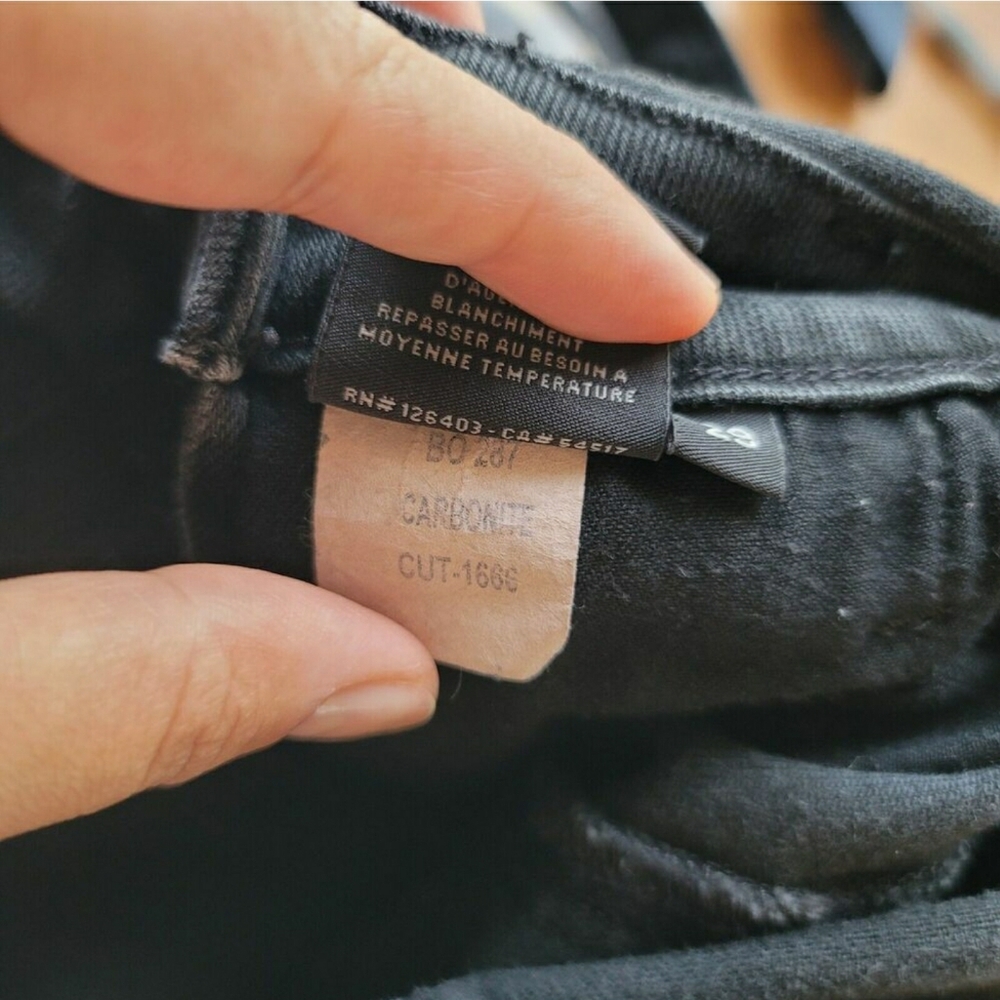 Black Orchid denim jean the Skinny Overall Black carbonite size 29  faded black - Picture 7 of 8